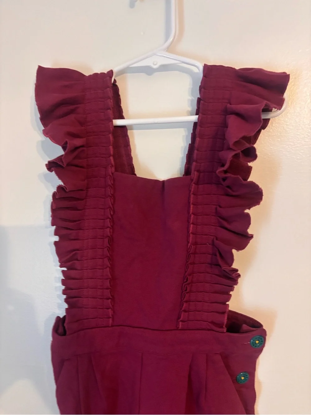 Girls’s Matilda Jane Plum Corduroy Romper/Overalls